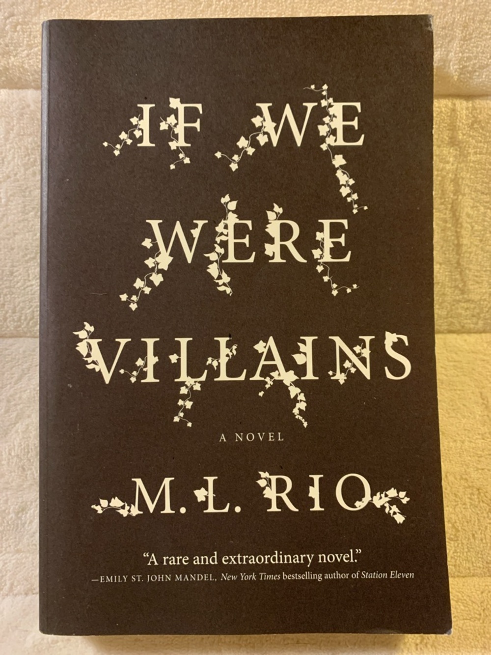 Dark. If we were villains by ML Rio